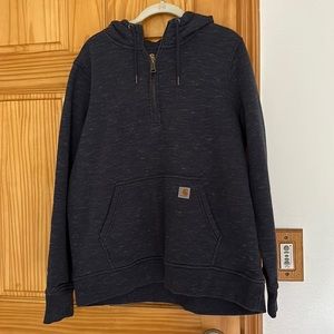 Carhartt 1/4 zip fleece lined hoodie